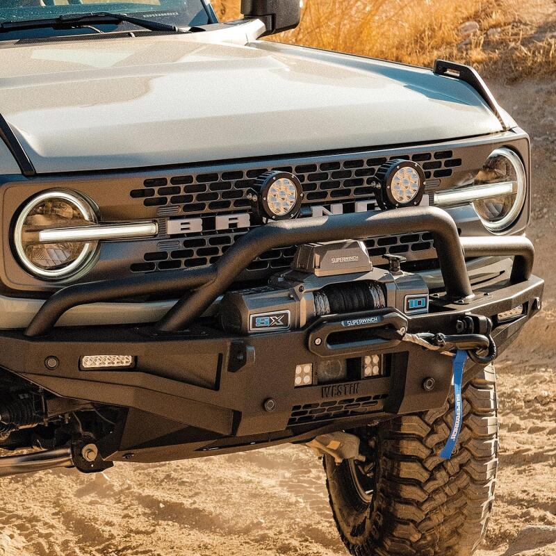 WES Bull Bars - XTS - Westin 21-23 Bronco (Excl. Sport) XTS Round Bull Bar - Tex. Blk