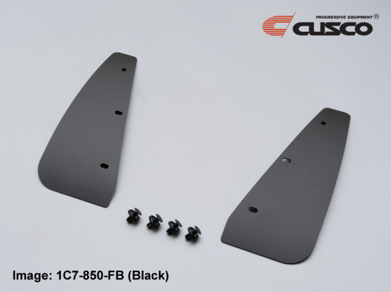CUS Mud Flaps - Cusco 2022+ Toyota GR Yaris EVA Bolt On Front Mud Flaps - Black