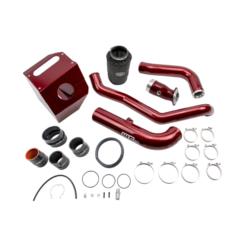 WCF Intake Bundle Kit - Wehrli 17-19 Chevrolet 6.6L L5P Duramax High Flow Intake Bundle Kit Stage 2 - Red