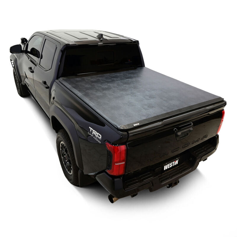 WES Soft Roll Tonneau Covers - Westin 2024 Toyota Tacoma 5ft. Bed Soft Roll Tonneau Cover - Black