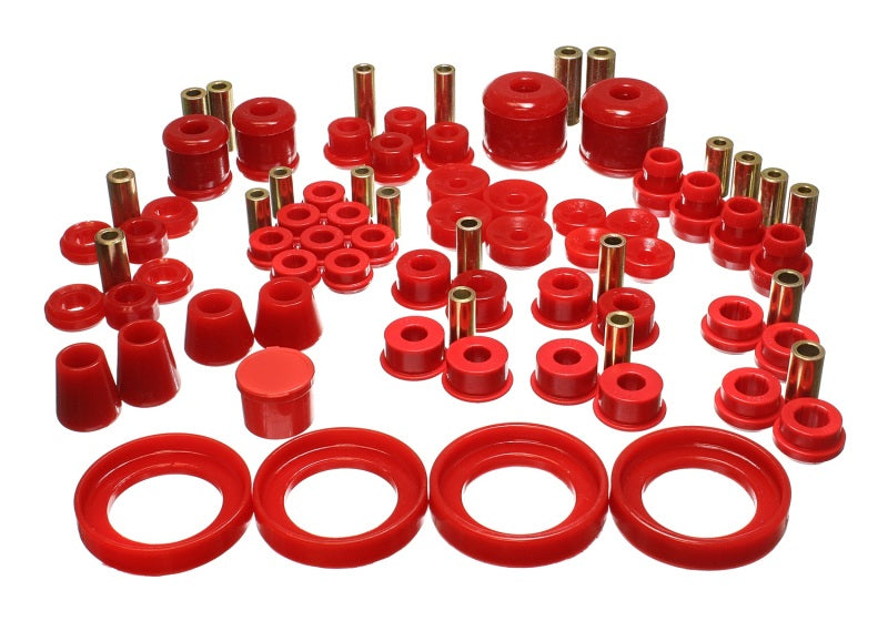 ES Hyper-Flex Sets - Red - Energy Suspension 97-01 Honda Prelude (Type SH only) Red Hyper-Flex Master Bushing Set