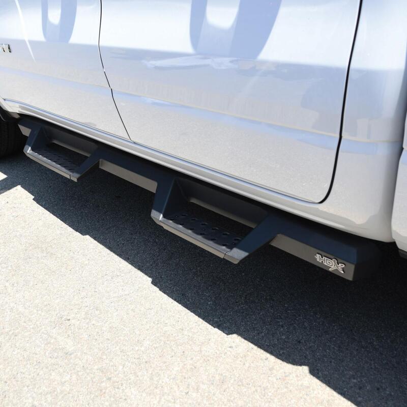 WES Nerf Bars - HDX Drop - Westin 2019 Ram 1500 Quad Cab Drop Nerf Step Bars - Textured Black