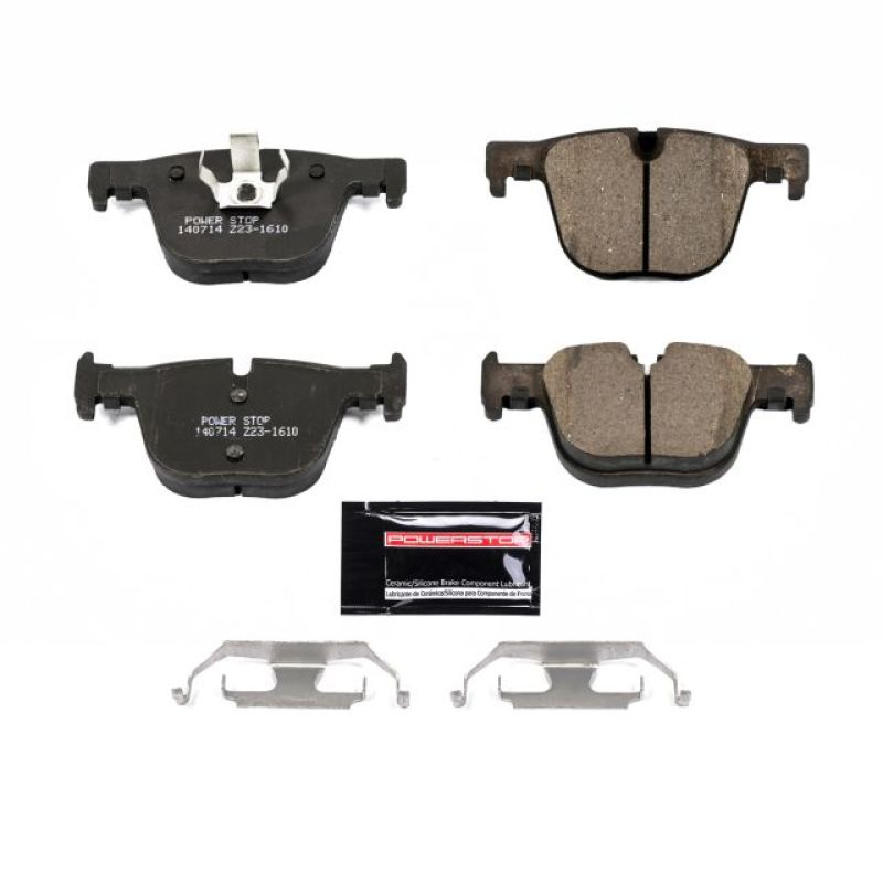 PSB Z23 Evolution Brake Pads - Power Stop 2016 BMW 328i Rear Z23 Evolution Sport Brake Pads w/Hardware