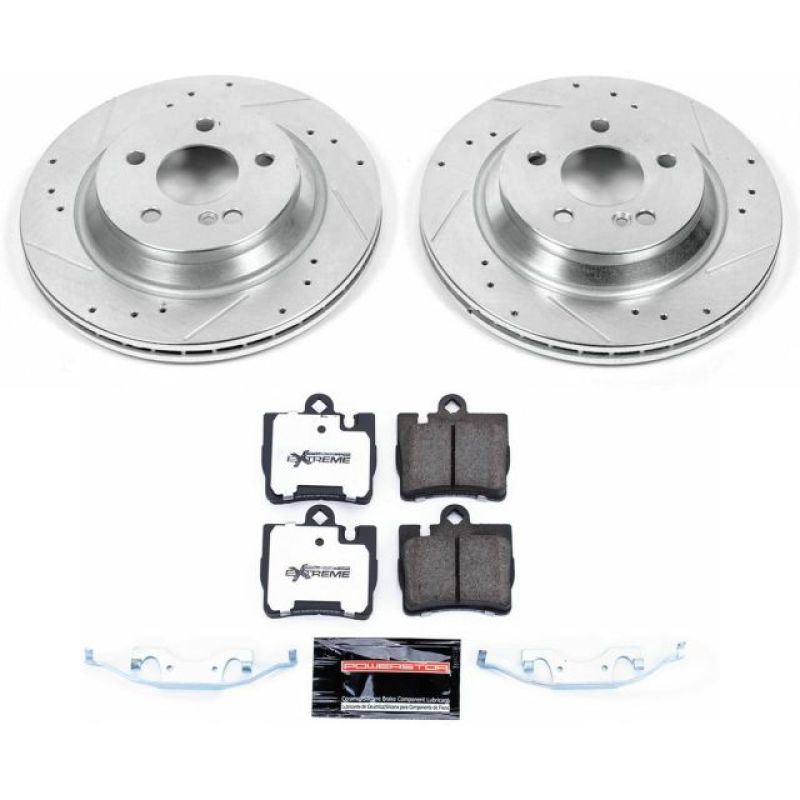 PSB Z26 Street Warrior Kit - Power Stop 00-02 Mercedes-Benz S430 Rear Z26 Street Warrior Brake Kit