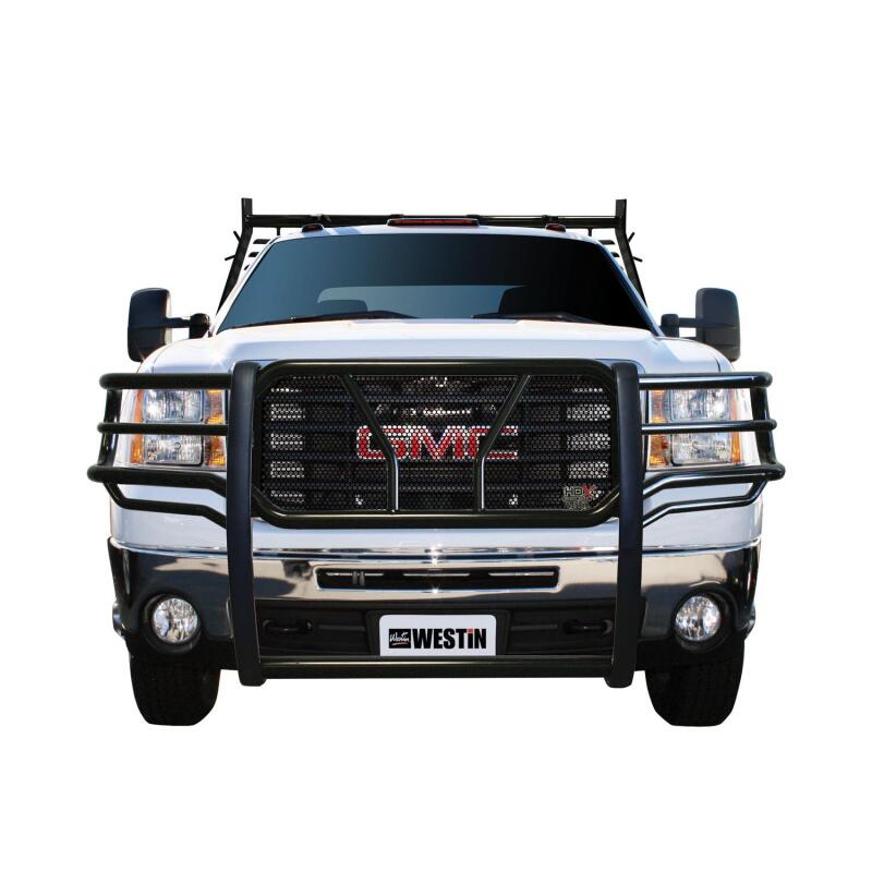 WES HDX Grille Guards - Westin 2007-2010 Chevrolet Silverado 25/3500HD HDX Grille Guard - Black
