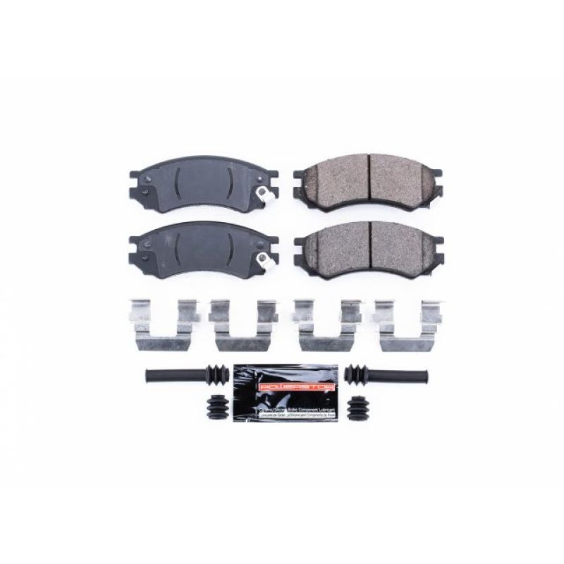PSB Z23 Evolution Brake Pads - Power Stop 91-92 Saturn SC Front Z23 Evolution Sport Brake Pads w/Hardware