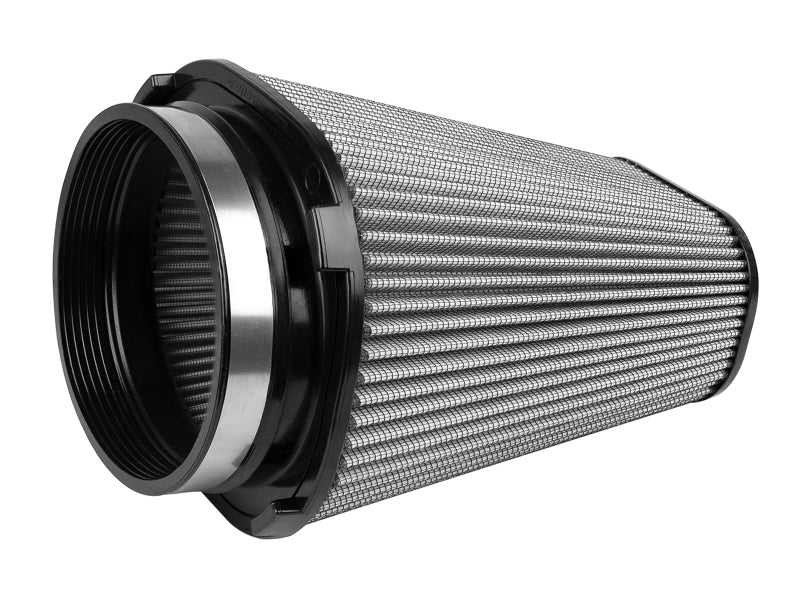 AFE Universal Pro Dry S Filter - aFe MagnumFLOW Pro Dry S Air Filter (7.5x5.5in) F x (9x7in) B x (5.75x3.75in) T (Carbon) x 10in H
