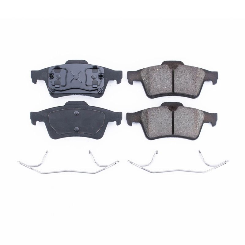 PSB Z17 Evolution Brake Pads - Power Stop 04-05 Mazda 3 Rear Z17 Evolution Ceramic Brake Pads w/Hardware