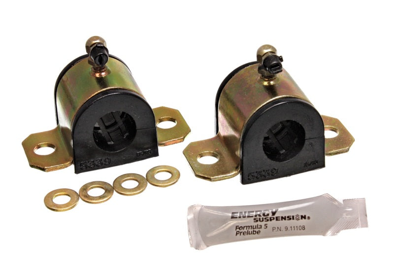 ES Sway Bar Bushings - Black - Energy Suspension 03-06 Toyota Corolla/Matrix Black 24mm Front Sway Bar Bushing Set (Greaseable Fram