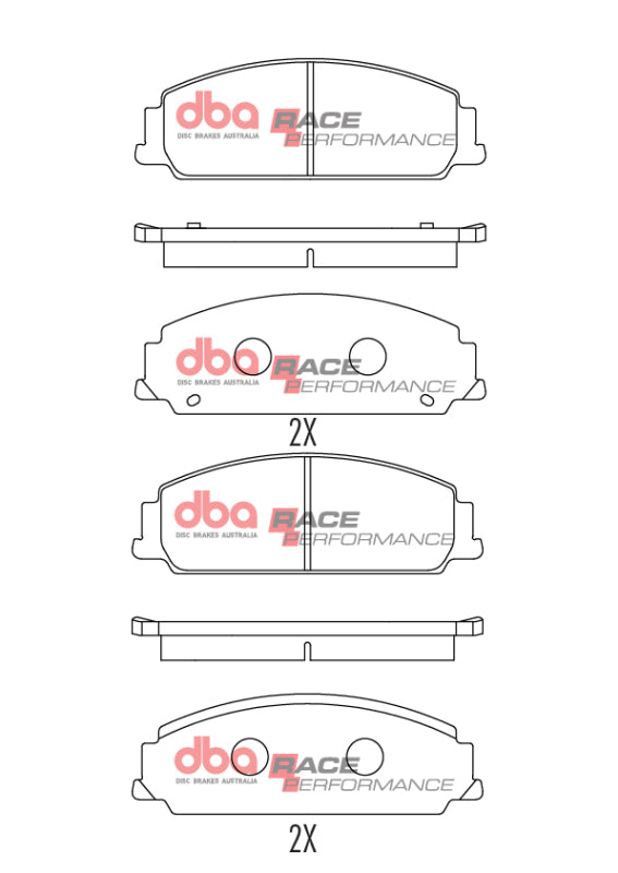 DBA RP Performance Brake Pads - DBA 08-09 Pontiac G8 V6 Front RP Performance Brake Pads