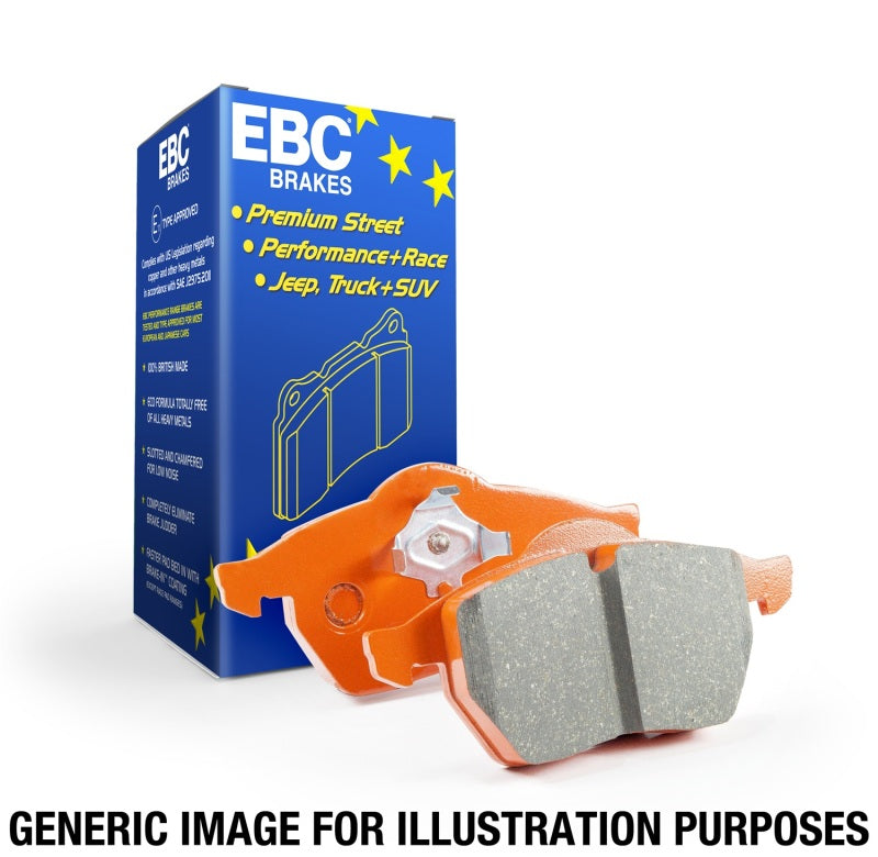EBC Orangestuff Brake Pad Sets - EBC 99-03 Aston Martin DB7 5.9 Orangestuff Front Brake Pads