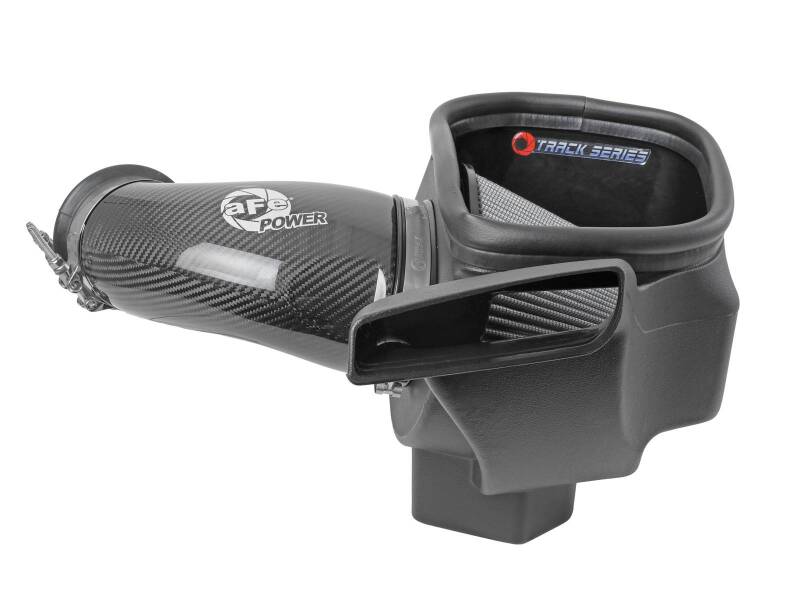 AFE Track Series Intake - aFe 12-21 Jeep Grand Cherokee 6.4L Track Series Carbon Fiber Cold Air Intake w/Pro Dry S Filter
