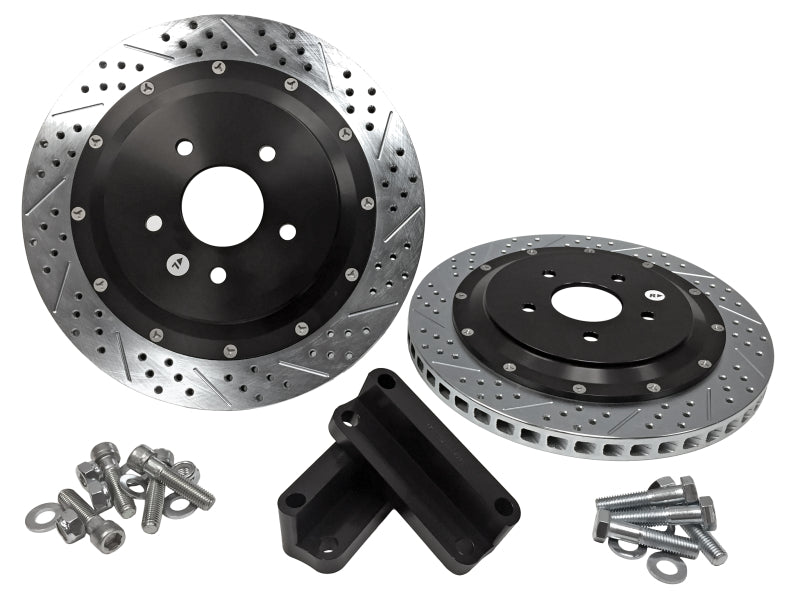 BAE Eradispeed Rotors - Baer Brakes 04-09 Cadillac XLR Eradispeed+ Rear SDZ 2-Piece Performance Brake Rotors
