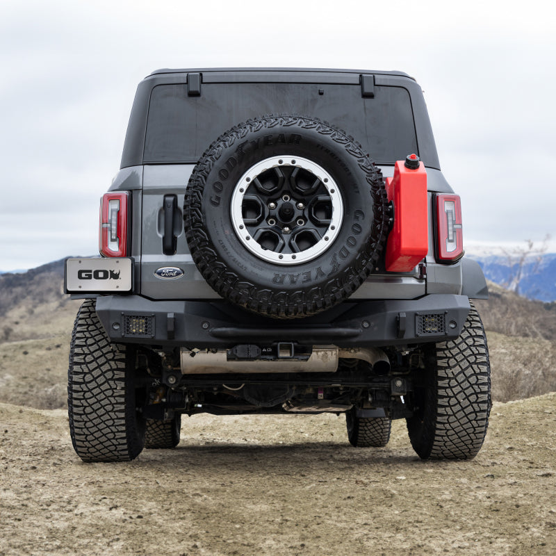 GOR Rockline Bumper - Go Rhino 21-24 Ford Bronco 2/4dr (Excl. Sport) Rockline Rear Full Width Bumper