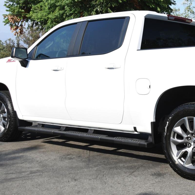 WES Nerf Bars - R5 - Westin 2019 Chevrolet Silverado/Sierra 1500 Crew Cab (5.5ft) R5 Modular Nerf Step Bars - Black