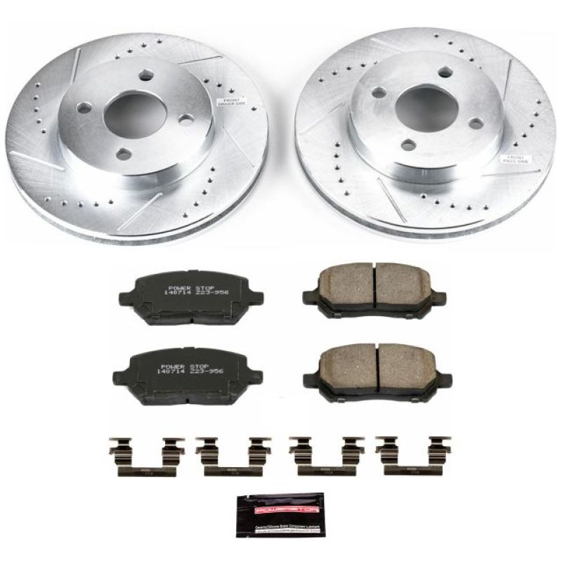 PSB Z23 Evolution Kit - Power Stop 05-10 Chevrolet Cobalt Front Z23 Evolution Sport Brake Kit