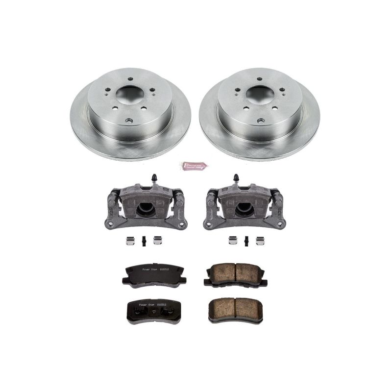 PSB Autospecialty Kit w/Cals - Power Stop 04-11 Mitsubishi Endeavor Rear Autospecialty Brake Kit w/Calipers