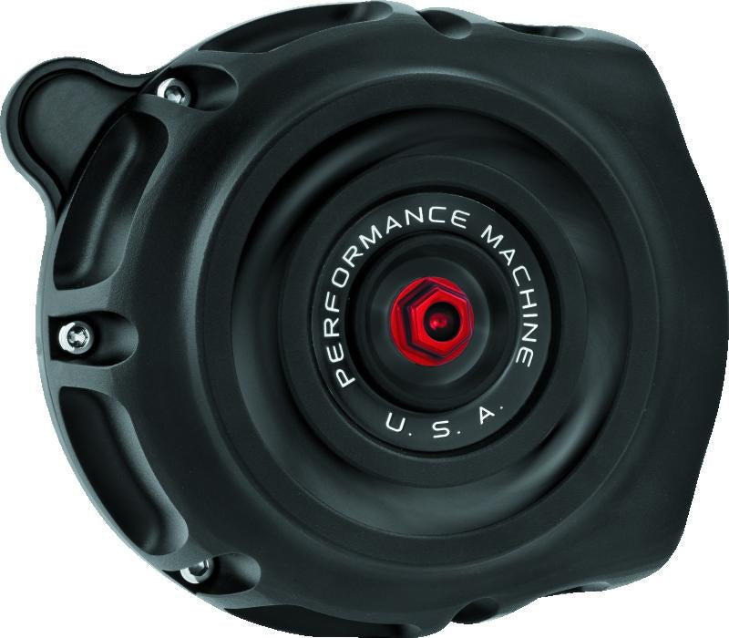 PFM Air Cleaners - Performance Machine Vintage Air Cleaner - Black Ops