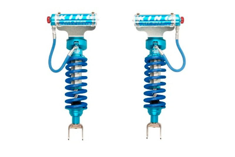 KIN 2.5 Coilovers - King Shocks 09-18 Ram 1500 4WD Front 2.5 Dia Remote Reservoir Coilover w/Adjuster (Pair)