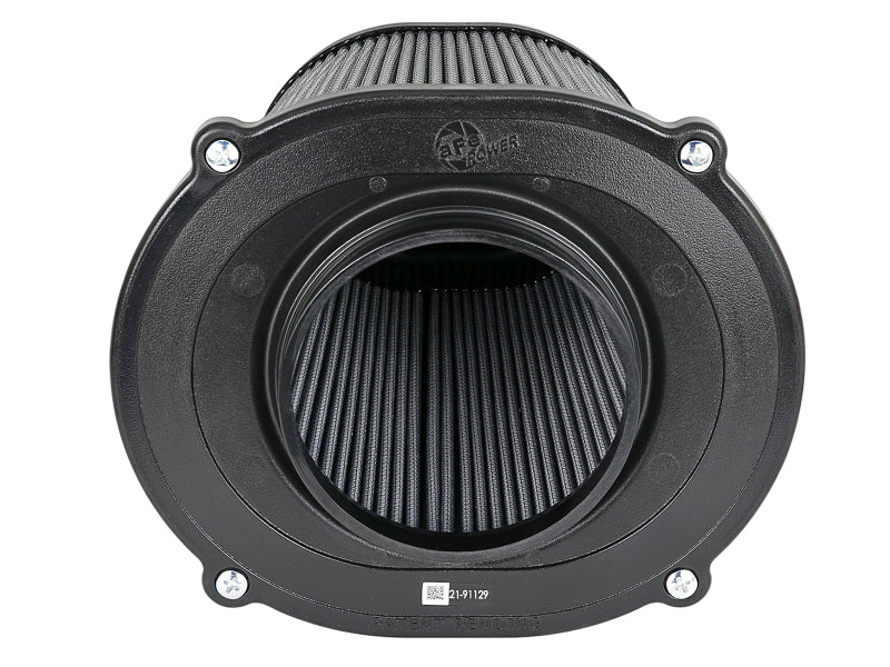 AFE Quantum Intakes - aFe Quantum Pro DRY S Air Filter Inverted Top - 5in Flange x 9in Height - Dry PDS