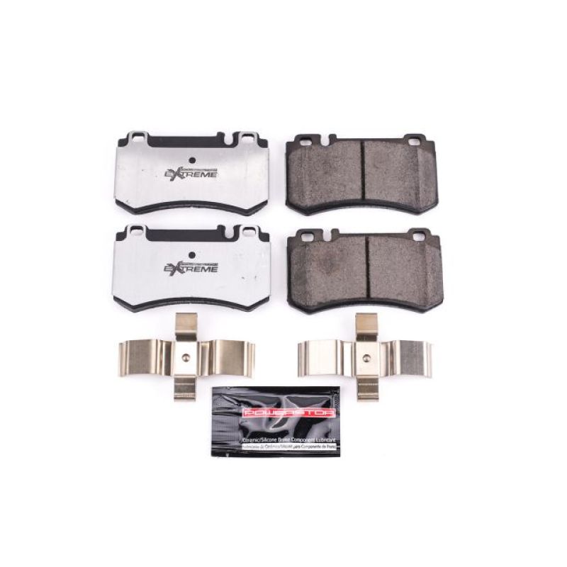 PSB Z26 Extreme Brake Pads - Power Stop 03-06 Mercedes-Benz CL55 AMG Rear Z26 Extreme Street Brake Pads w/Hardware