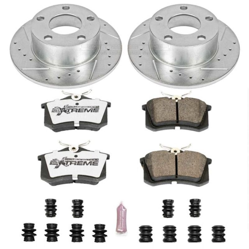 PSB Z26 Street Warrior Kit - Power Stop 98-04 Audi A6 Rear Z26 Street Warrior Brake Kit