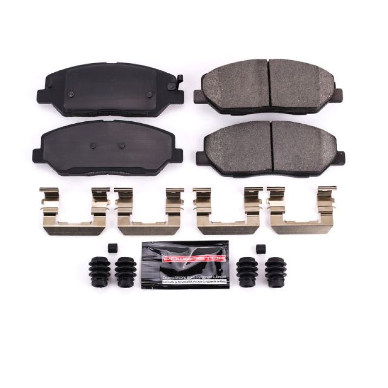 PSB Z23 Evolution Brake Pads - Power Stop 09-11 Hyundai Genesis Front Z23 Evolution Sport Brake Pads w/Hardware