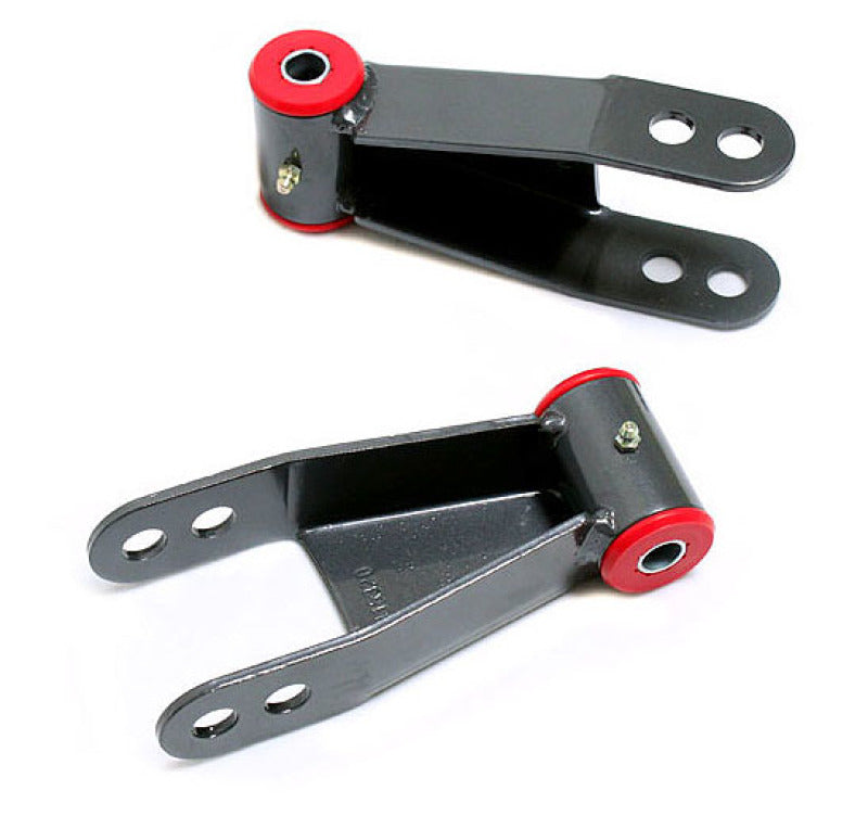 MXT Lowering Shackles - MaxTrac 04-17 Nissan Titan 2WD/4WD 2in Rear Lowering Shackles