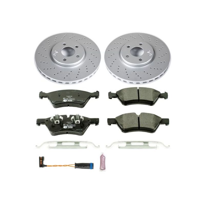 PSB Euro-Stop Kit - Power Stop 07-09 Mercedes-Benz E350 Front Euro-Stop Brake Kit