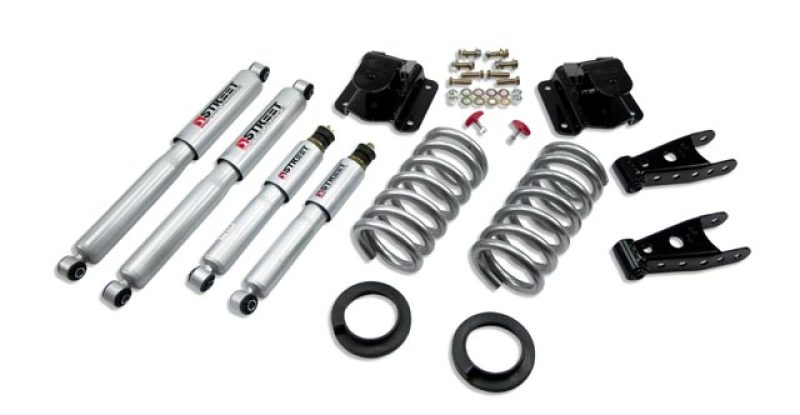 BT Lower Kit w SP Shocks - Belltech LOWERING KIT WITH SP SHOCKS