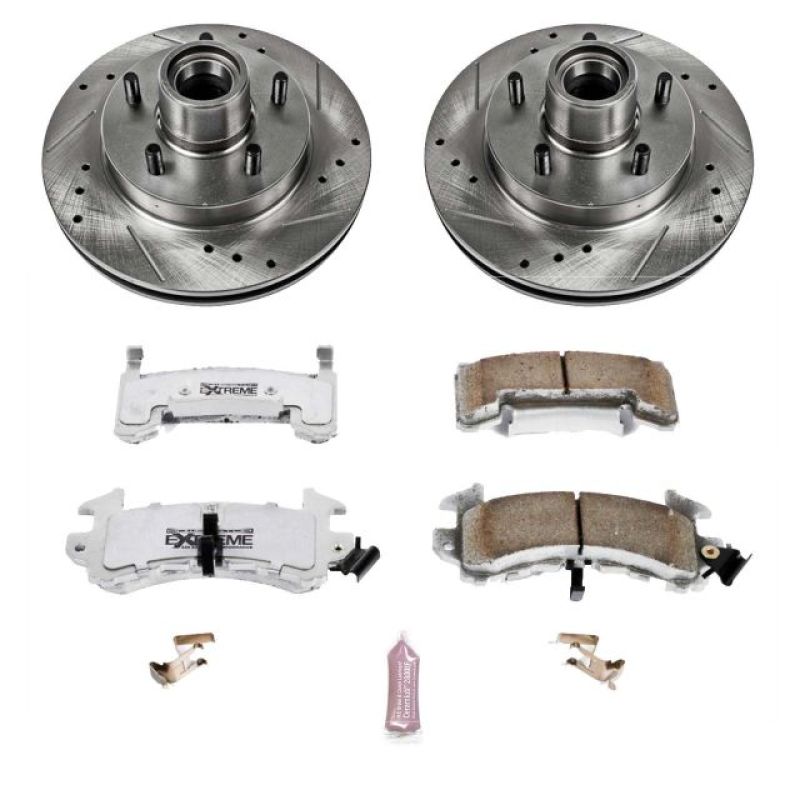 PSB Z26 Street Warrior Kit - Power Stop 82-87 Buick Regal Front Z26 Street Warrior Brake Kit
