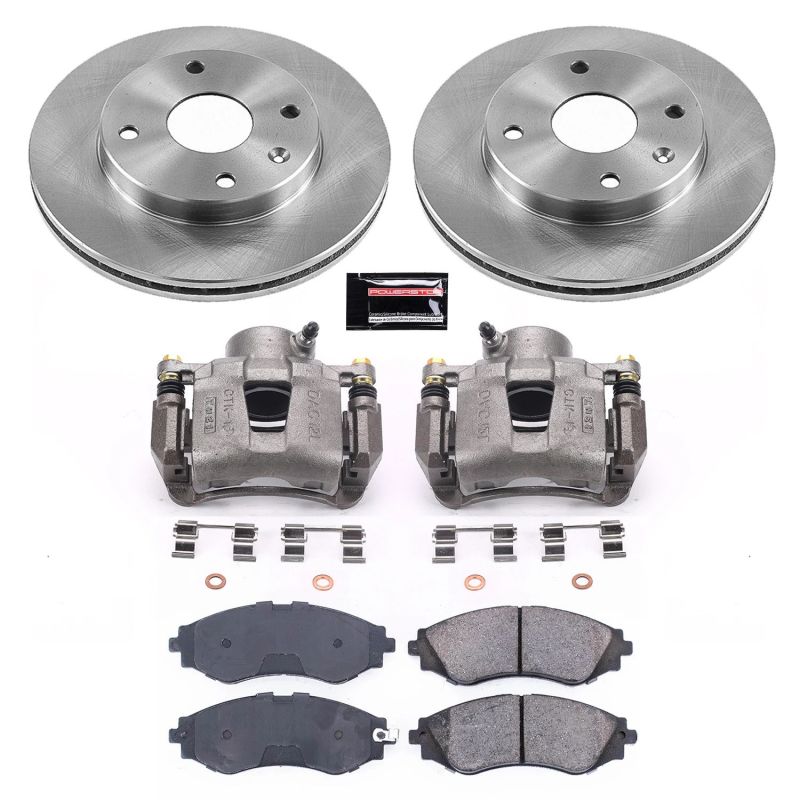 PSB Autospecialty Kit w/Cals - Power Stop 04-08 Suzuki Forenza Front Autospecialty Brake Kit w/Calipers