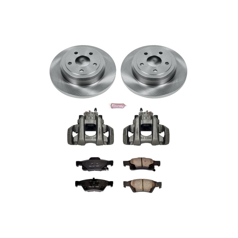 PSB Autospecialty Kit w/Cals - Power Stop 11-19 Dodge Durango Rear Autospecialty Brake Kit w/Calipers
