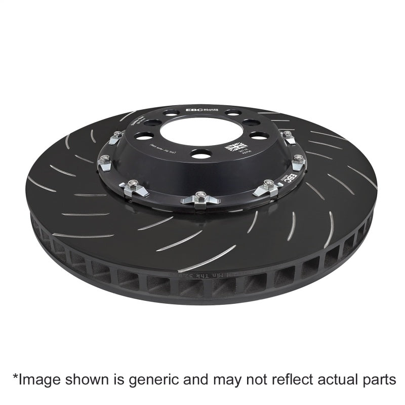 EBC 2 Piece Racing Rotors - EBC Racing 12-17 BMW M135i / 16-21 BMW M240i (F20/F22) Replacement 2Pc Floating Front BBK Rotor