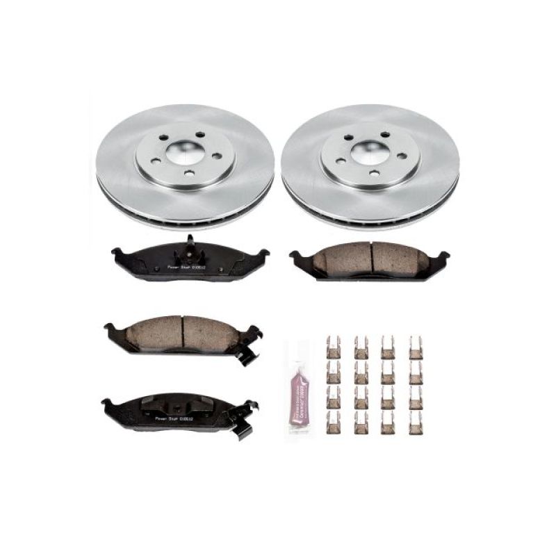 PSB Autospecialty Kit - Power Stop 95-00 Chrysler Cirrus Front Autospecialty Brake Kit