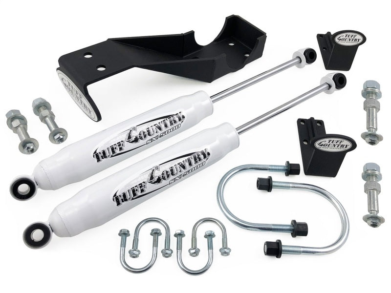TUF Steering Stabilizers - Tuff Country 05-23 Ford F-250 / F-350 4wd Dual Steering Stabilizer
