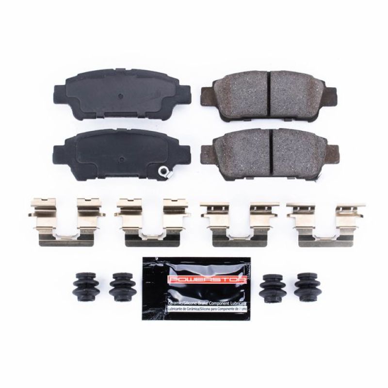 PSB Z23 Evolution Brake Pads - Power Stop 04-10 Toyota Sienna Rear Z23 Evolution Sport Brake Pads w/Hardware