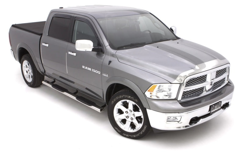 LND Nerf Bars - Polished - Lund 10-17 Dodge Ram 2500 Crew Cab 5in. Oval Straight SS Nerf Bars - Polished