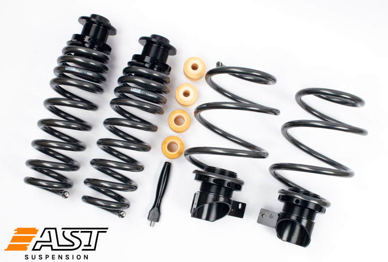AST Lowering Springs - AST BMW G87 M2 / G80 M3 / G81 /G82 M4 / G83 M4 Adjustable Lowering Springs - 20-46mm Fr / 10-36mm Rr