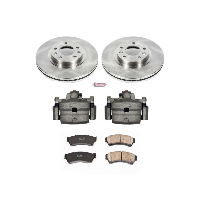 PSB Autospecialty Kit w/Cals - Power Stop 06-12 Ford Fusion Front Autospecialty Brake Kit w/Calipers