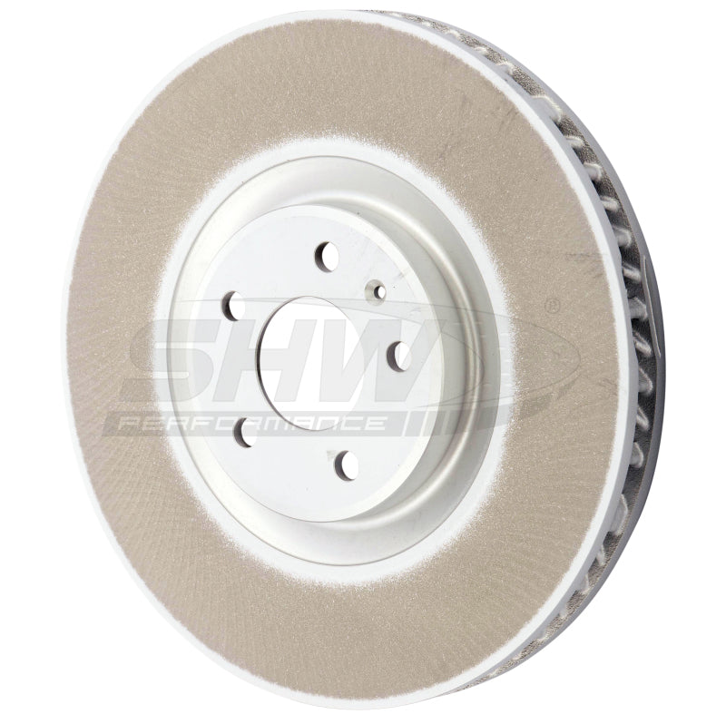 SHW Smooth Monobloc Rotors - SHW 17-18 Porsche Macan GTS w/18in Wheels w/o Ceramics Left Front Smooth MB Brake Rotor(95B615301J)