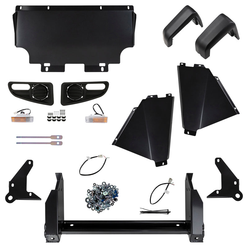 ARB Bull Bars - ARB Bullbar Grey SrsFlareArbfog Prado 03 On
