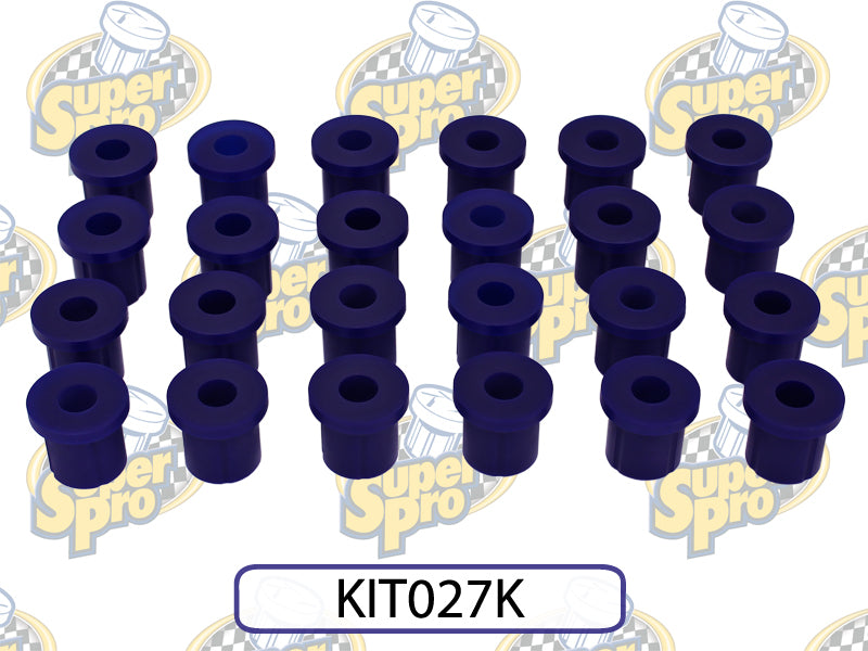 SPR Bushings - Leaf Spring - SuperPro Toyota-Spring Bushing Kit-24 Bushings