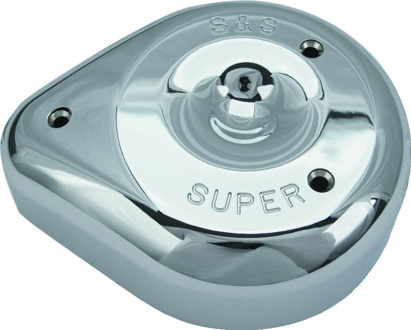 SSC Air Cleaner Kits - S&S Cycle Teardrop Chrome Air Cleaner Cover For S&S Super E/G Carbs