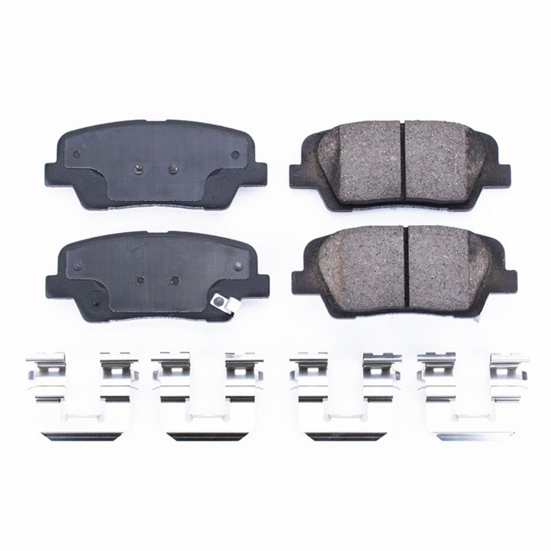 PSB Z17 Evolution Brake Pads - Power Stop 18-19 Genesis G80 Rear Z17 Evolution Ceramic Brake Pads w/Hardware