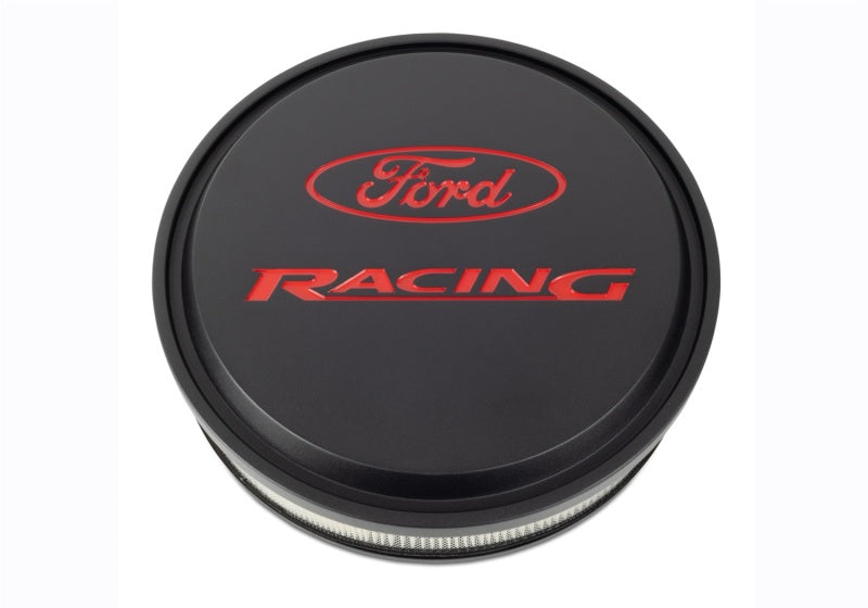 FR Air Cleaners - Ford Racing Black/Red Slant Edge Air Cleaner