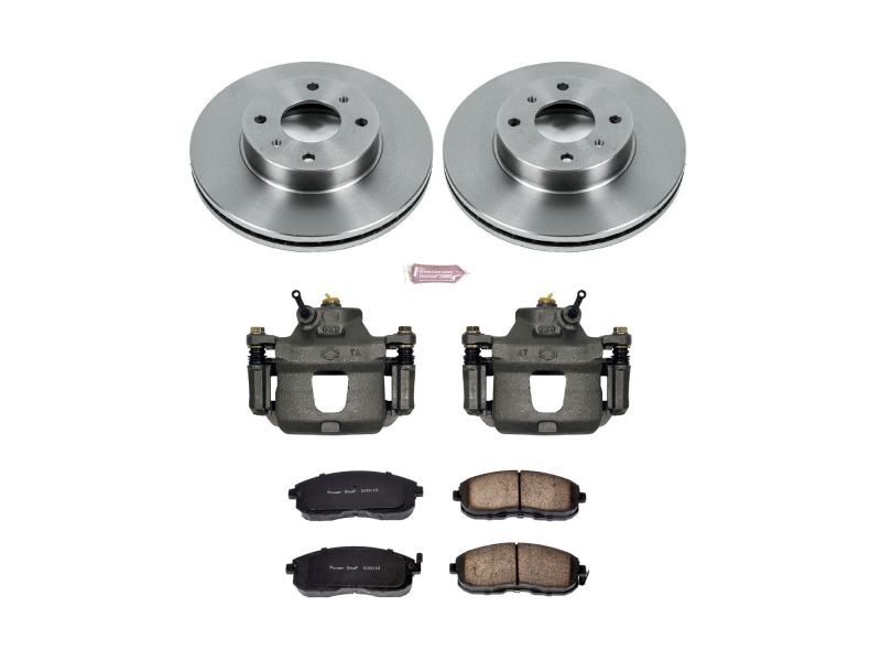 PSB Autospecialty Kit w/Cals - Power Stop 99-02 Infiniti G20 Front Autospecialty Brake Kit w/Calipers