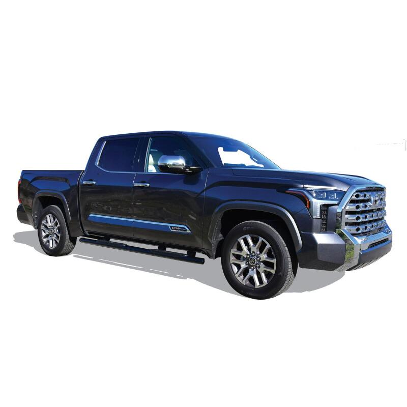 WES Nerf Bars - PRO TRAXX 4 - Westin 2022 Toyota Tundra CrewMax PRO TRAXX 4 Oval Nerf Step Bars - Black