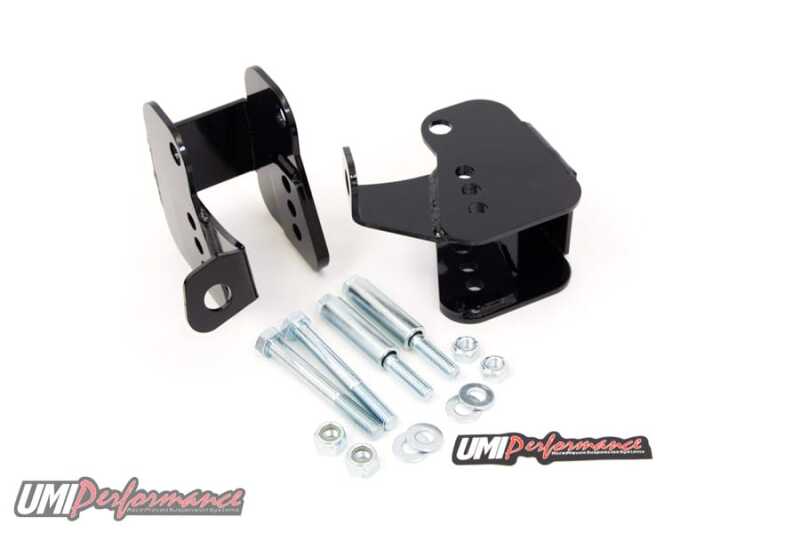 UMI Control Arm Mounts - UMI Performance 82-02 GM F-Body Lower Control Arm Relocation Brackets - Bolt-In