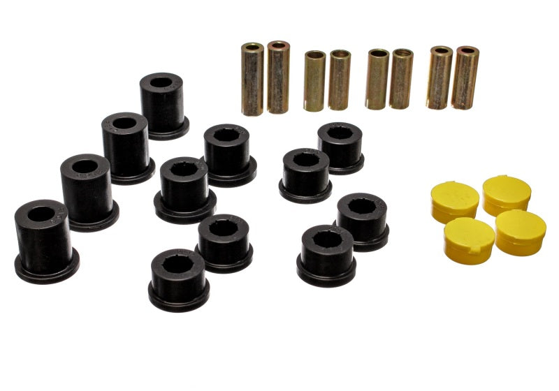 ES Cntrl Arm Bushings - Black - Energy Suspension 90-97 Mazda Miata Black Front Control Arm Bushing Set